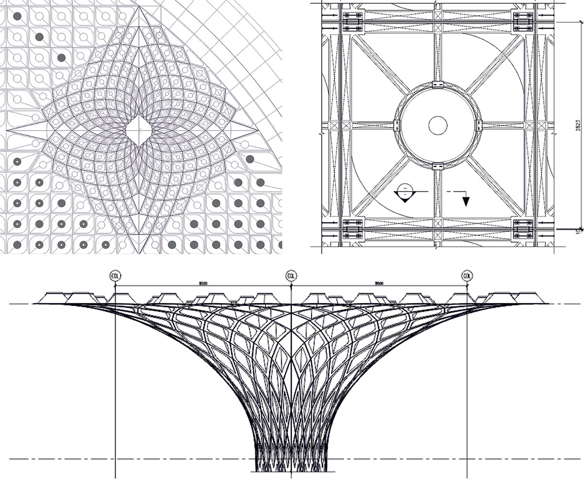 ceiling and column drawing