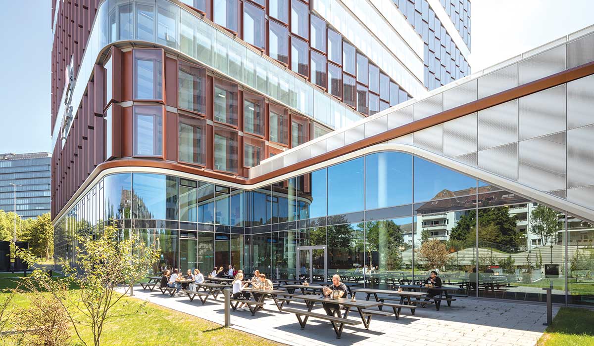 The highly sustainable campus Eclipse is designed to foster an inspirational work environment