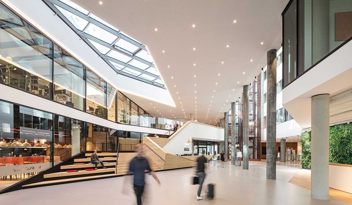 The highly sustainable campus Eclipse is designed to foster an inspirational work environment